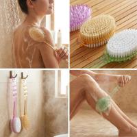 Plastik Saplı Vücut Temizleme Fırçası - Çok Amaçlı Sırt ve Vücut İçin Banyo ve Duş Kese Aparatı