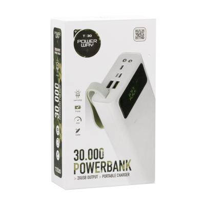 POWERWAY TX30 30000 MAH DİJİTAL GÖSTERGELİ POWERBANK