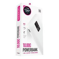 POWERWAY TX108 10000 MAH SİYAH GÖSTERGELİ EKSTRA KABLOLU 4 ÇIKIŞLI POWERBANK