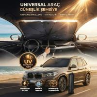 Premium Katlanabilir Araç Ön Cam Güneşliği – Şemsiye Tipi Oto Güneşlik, UV Korumalı Isı Yalıtımlı Ön Cam Gölgelik