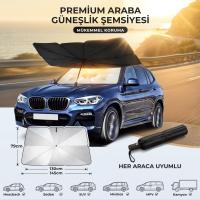 Premium Katlanabilir Araç Ön Cam Güneşliği – Şemsiye Tipi Oto Güneşlik, UV Korumalı Isı Yalıtımlı Ön Cam Gölgelik