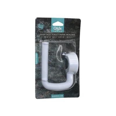 QLUX L-00107 AVANTAGE TUVALET KAĞITLIK  BEYAZ PLASTİK   YAPIŞKANLI - VİDALI MONTAJ