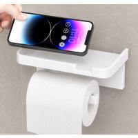 Raflı Yapışkanlı Tuvalet Kağıdı Askılığı
