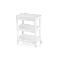 RAFTY GENİŞ 3 KATLI TEKERLEKLİ SEPET ORGANİZER DÜZENLEYİCİ RAF ÜNİTESİ 352X220X480MM