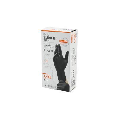 REFLEX SLİMFİT GLOVE KOD-031 L-XL SİYAH PUDRASIZ MUAYENE ELDİVEN 100LÜ