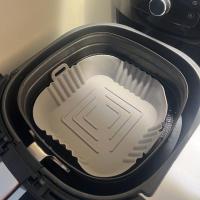 Renkli Isıya Dayanıklı Yıkanılabilir Silikon Fırın Ve Airfryer Kare Model Pişirme Matı 20 Cm