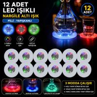 RGB LED Nargile Altı Işık 12’li Set