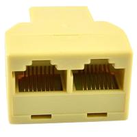 RJ 45 1 DİŞİ / 2 DİŞİ ÇEVİRİCİ 8P8C (DAĞITICI-ÇOKLAYICI)