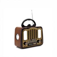 ŞARJLI - NOSTALJİ BLUETOOTH İBRELİ FM RADYO MP3 USB - TF PLAYER SPEAKER PL-4702