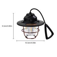 ŞARJLI KAMP LAMBASI FİLAMENT LED AMPÜL (6 FARKLI AYDINLATMA MODU) LK-003A