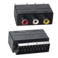 SCART ADAPTÖR İN MİNİ  (SCART ERKEK-RCA DİŞİ ARA ADAPTÖR) (81)