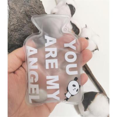 Şeffaf Çanta Boy Mini El Isıtıcı Patlamaz Mesajlı Sıcak Su Torbası 13X8 cm