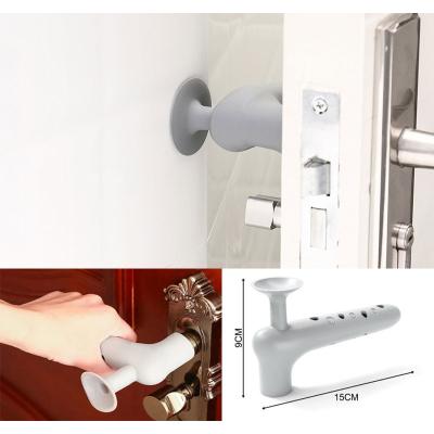 Silikon Duvar Koruyucu Kapı Stoperi GRİ