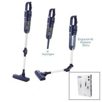 SİNBO SVC-8625 DİKEY ELEKTRİKLİ PRATİK SÜPÜRGE ERGOMİK KATLANABİLİR BORU - ESNEK HAREKET 600W MOTOR - 3 HEPA FİLTRE