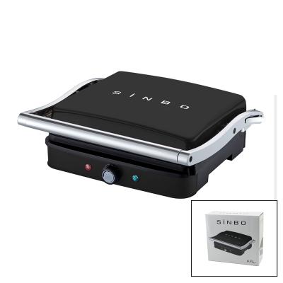 SİYAH IZGARA VE TOST MAKİNESİ AYARLANABİLİR ISI 180 DERECE AÇILABİLİR ÜST GÖVDE SSM-2571