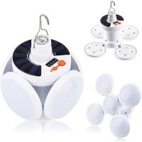 Solar Güneş Enerji Ve Usb Sarjlı 5 Kanatlı Led Lamba