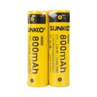 SUNKKO 3.7 VOLT 800 MAH 18650 ŞARJ EDİLEBİLİR PİL  (2Lİ PAKET)