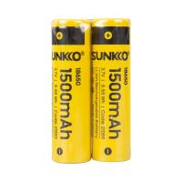 SUNKKO 3.7 VOLT 1500 MAH 18650 ŞARJ EDİLEBİLİR PİL (2Lİ PAKET)