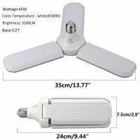 Sunlife Beyaz Işık 3 Pervaneli 45 Watt Tasarruflu