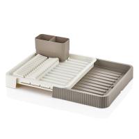 SÜRGÜLÜ  BULAŞIKLIK PLASTİK  32.5CM X 35.5CM - 51.5 X 35.5CM - GRİ RENK