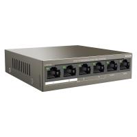 TENDA TEF1106P 2X UPLINK + 4 PORT POE ETHERNET SWITCH 63 WATT