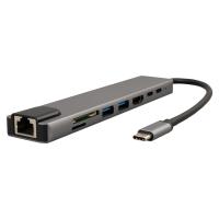 TYPE-C 8IN1 HDMI COK FONKSIYONLU USB 3.0 DOCK STATION