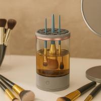 USB Şarjlı Makyaj Fırçası Temizleyici Aparat Hızlı Kurutmalı, Çok Yönlü Fırça Temizleyici