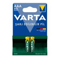 VARTA NI-MH 1.2V 800 MAH HR03 AAA ŞARJLI 2Lİ İNCE KALEM PİL