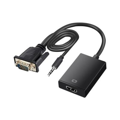 VGA TO HDMI ÇEVİRİCİ ADAPTÖR SES GİRİŞLİ