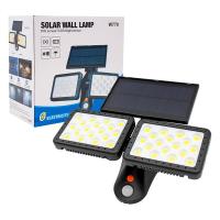 W770B SENSÖRLÜ 36 COB LEDLİ SOLAR AYDINLATMALI DUVAR LAMBASI