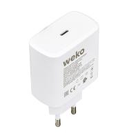 WK-21440 S11-C 25 WATT ŞARJ BAŞLIK ADAPTÖRÜ + TYPE-C TO TYPE-C KABLO (NO:9T)