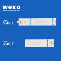 WKSET-5722 35458X4 MS-0818 V5 - A4 102-105LM 3.2-3.4V 0R WR 4 ADET LED BAR  İKİYE BÖLÜNMÜŞ