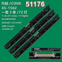 WKSET-6176 35964X3 NLAW50350 AL2 94V-0 5052901-452-0666 3 ADET LED BAR