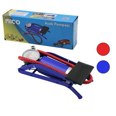 YAYAT MODELİNCE PİSTONLU AYAK POMPASI OTO-ARAÇ - BİSİKLET-MOTOR LASTİK - TOP - ŞİŞME HAVUZ-YATAK