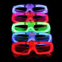 Yeşil LED Işıklı Parti Gözlüğü 3 Modlu – Glow - Gece Eğlence Gözlüğü