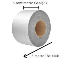 Yüksek Sıcaklık Dayanan Su Geçirmez Çatı Boru Duvar Çatlak Onarıcı Yapışkan Bant Folyo 5 cm