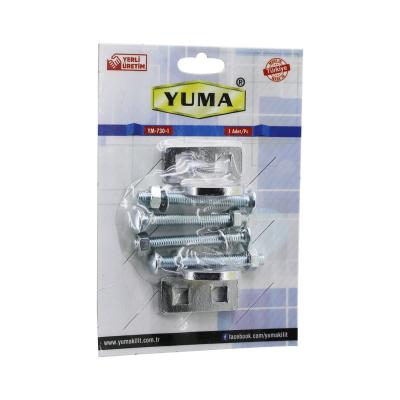 YUMA YM-730-1 KAPI EMNİYET REZESİ  ASMA KİLİT TAKILABİLİR MENTEŞE