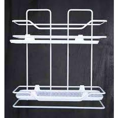 ZAMBAK 2Lİ RAF SİYAH BEYAZ