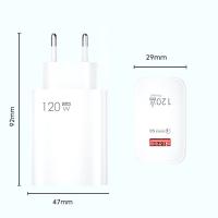 120W USB Hızlı Type C Uçlu Kablolu Şarj Aleti