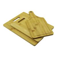 2+1 Lİ SET  AHŞAP BAMBU KESİM PANOSU  ÜSTTEN KULPLU   20X28CM - 25X33CM