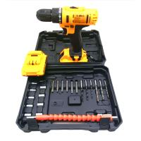 24W CORDLES DRILL FULL BIT YELLOW ŞARJLI DARBELİ MATKAP SET ÇANTALI