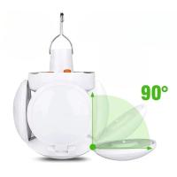 5 Led'li 3 Farklı Işık Modlu Açılıp Kapanabilir Led Kanatlı Güneş Enerjili Solar Aydınlatma Asılabilir Kamp Feneri