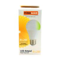 9+2W E27 BEYAZ-YEŞİL LED AMPUL