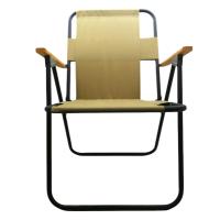 AHŞAP KOLLU KATLAMALI KAMP SANDALYESİ