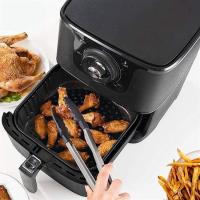 Airfryer Kare Model Pişirme Matı Kırmızı ve Kare Model Pişirme Matı Siyah 21,5cm