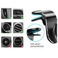 Araba Klimasına Takılan Mandallı 360 Mıknatıslı Telefon Tutucu