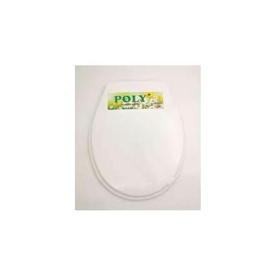 BEYAZ YUMUŞAK KLOZET KAPAK BÜYÜK PUF