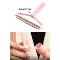 Çift Taraflı Elbise Kazak Plastik Kumaş Tüy Alma ve Tiftik Temizleyici Toplayıcı Taşınabilir