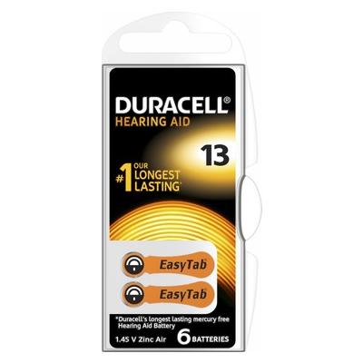 DURACELL 13 İŞİTME CİHAZI KULAK PİLİ 6 PARÇA  KUTU