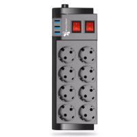 Fulltech Ftr-08 8’li Termal Akım Korumalı 3 Usb Li Priz